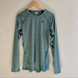 REI Long Sleeve Striped Technical Shirt